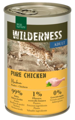 Real Nature Wilderness macska konzerv adult csirke 6x400g