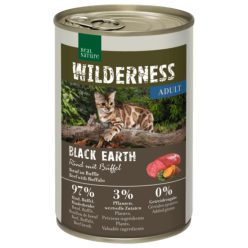   Real Nature Wilderness macska konzerv adult Black Earth marha&bivaly 6x400g