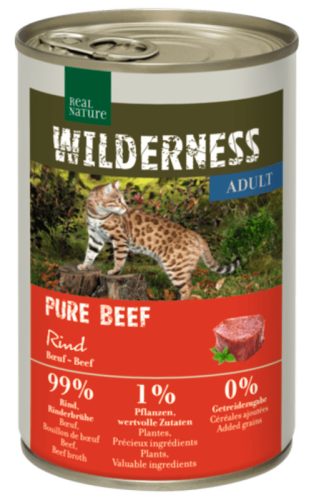 Real Nature Wilderness macska konzerv adult marha 6x400g