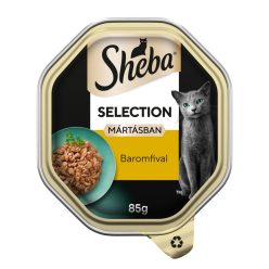 SHEBA macska tálka szárnyas 22x85g