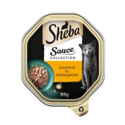 Sheba macska tálka pulykaragu&zöldség 22x85g