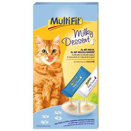 MultiFit Milky Dessert macska jutalomfalat 11x8x10g