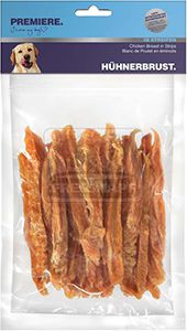 Premiere kutya jutalomfalat csirkemell csíkok 250g