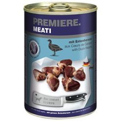 Premiere Meati kutya konzerv adult kacsaszív 6x400g