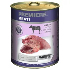Premiere Meati kutya konzerv adult borjú 6x800g