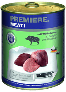 Premiere Meati kutya konzerv adult vaddisznó 6x800g