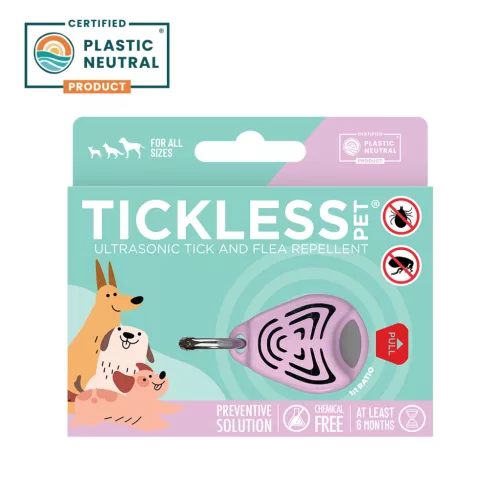 TICKLESS kullancsriasztó kutyáknak pink