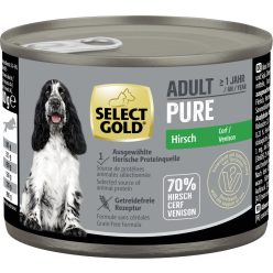 Select Gold Pure kutya konzerv adult szarvas 6x200g