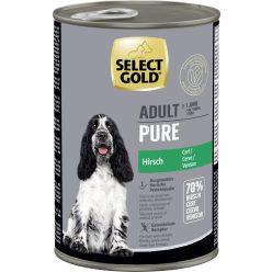 Select Gold Pure kutya konzerv adult szarvas 6x400g
