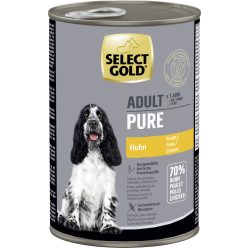 Select Gold Pure kutya konzerv adult csirke 6x400g