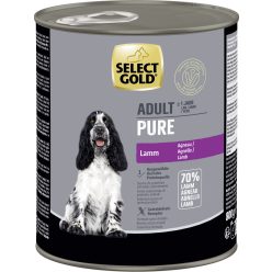 SELECT GOLD Pure kutya konzerv adult bárány 6x800g