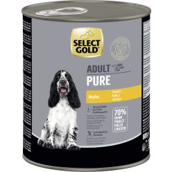 Select Gold Pure kutya konzerv adult csirke 6x800g