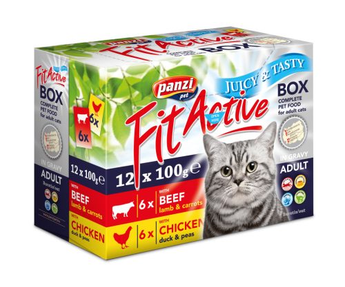 FitActive macska tasak MP húsos válogatás 12x100g