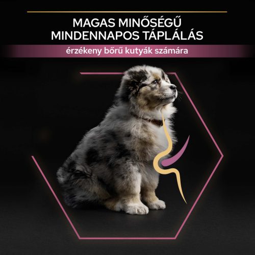 Pro Plan Medium Puppy Sensitive Skin lazacban gazdag száraz kutyaeledel 3kg