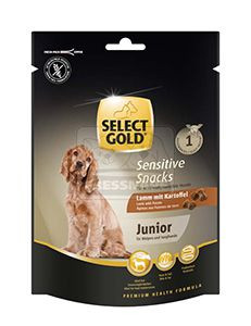 SELECT GOLD Sensitive snack kutya jutalomfalat junior bárány&burgonya 160g