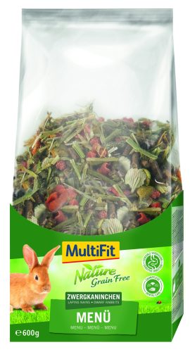 MultiFit Nature gabonamentes törpenyúl eledel 600g