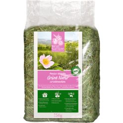   Real Nature kisemlős eledel zöld réti széna rózsás 750g