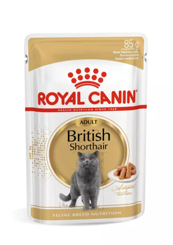 Royal Canin Feline Breed Nutrition Brit rövidszőrű adult macska tasak 12x85g