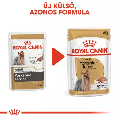 Royal Canin Breed Health Nutrition Yorkshire terrier adult kutya tasak 12x85g