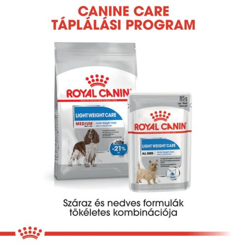 Royal Canin Canine Care Nutrition Medium adult Light Weight Care száraz kutyaeledel 3kg