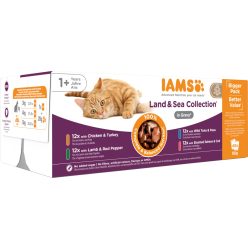   IAMS Advanced Nutrition macska tasak MP Land&Sea in gravy 48x85g