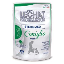 LeChat Excellence macska tasak steril nyúl 24x100g