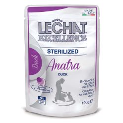 LeChat Excellence macska tasak steril kacsa 24x100g