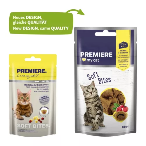 Premiere Soft Bites macska jutalomfalat sajt&áfonya 40g