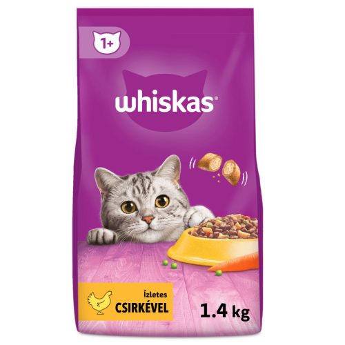 Whiskas száraz macskaeledel csirke 1,4kg