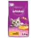 Whiskas száraz macskaeledel csirke 1,4kg