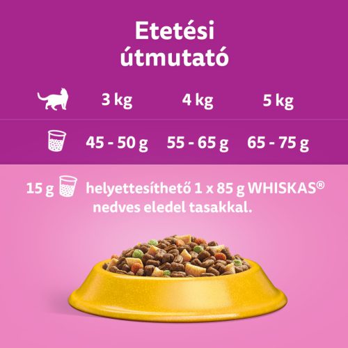 Whiskas száraz macskaeledel csirke 1,4kg