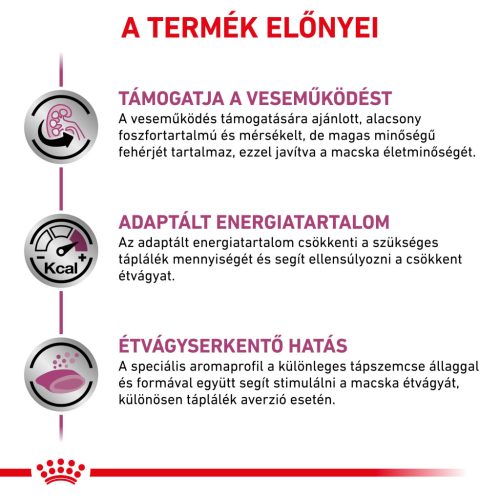 Royal Canin Veterinary Renal select vesebetegség ckd száraz macskaeledel 2kg