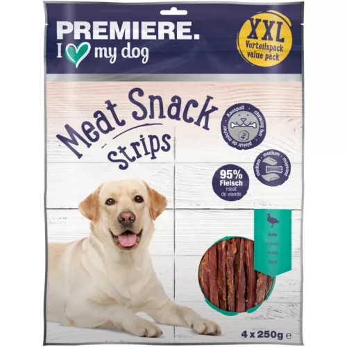 Premiere kutya jutalomfalat kacsamell csíkok 4x250g