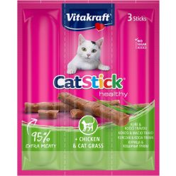 Vitakraft Stick macska jutalomfalat csirke&macskafű 3x18g