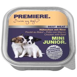 Premiere Best Meat kutya tálka junior csirke&marha 16x100g