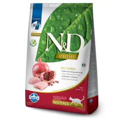   N&D Prime Csirke & Gránátalma Ivartalanított Felnőtt Száraz Macskaeledel 5kg
