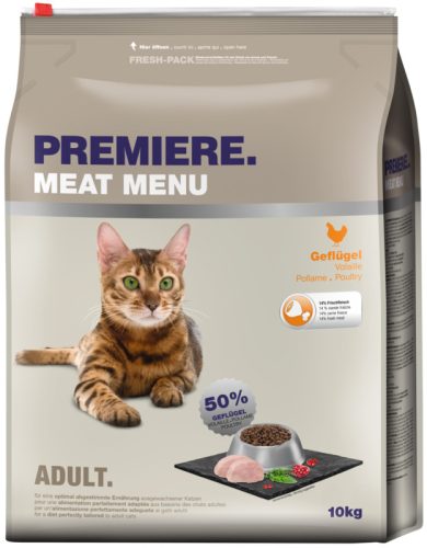 Premiere száraz macskaeledel adult szárnyas 10kg
