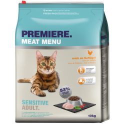   Premiere száraz macskaeledel sensitive adult szárnyas&bárány 10kg