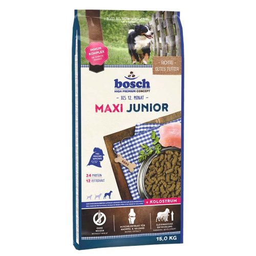 BOSCH száraz kutyaeledel Maxi junior 15kg