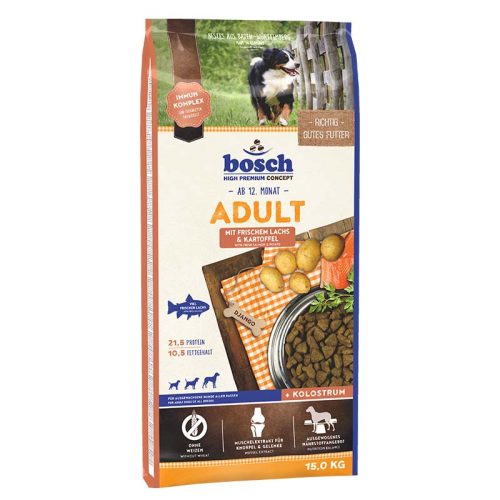 BOSCH száraz kutyaeledel adult lazac&burgonya 15kg