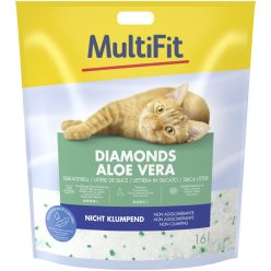 MultiFit Diamonds Aloe Vera szilikátos macskaalom 15l/7kg