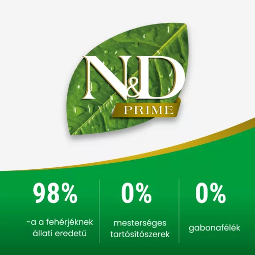 N&D Prime Bárány & Áfonya Felnőtt Száraz Macskaeledel 1,5kg