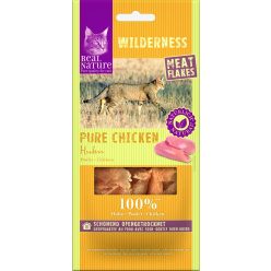   REAL NATURE Wilderness Meat Flakes macska jutalomfalat pure csirke 10g