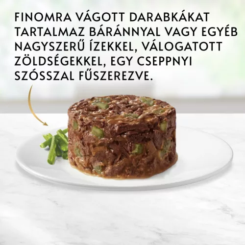 Gourmet Gold macska konzerv savoury bárány&zöldbab 12x85g