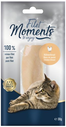 Moments Little Luxury macska jutalomfalat csirkefilé 10x30g