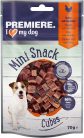 Premiere Mini Cubes kutya jutalomfalat csirke&répa&spenót 70g