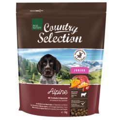   REAL NATURE Country Alpine kutya szárazeledel junior pulyka&marha 1kg