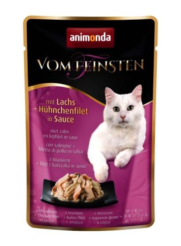 Animonda vom Feinsten macska tasak csirke&lazac szósz 18x50g