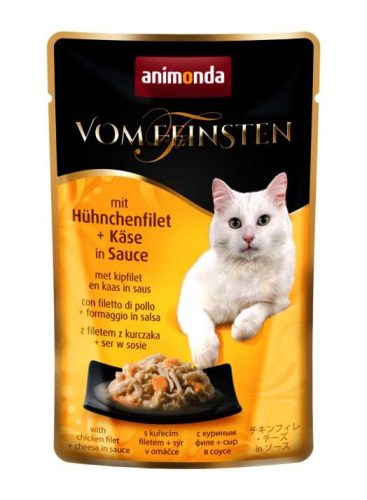 Animonda vom Feinsten macska tasak csirke&sajt szósz 18x50g