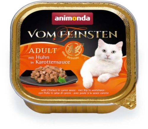 Animonda vom Feinsten macska tálka csirke répaszószban 32x100g